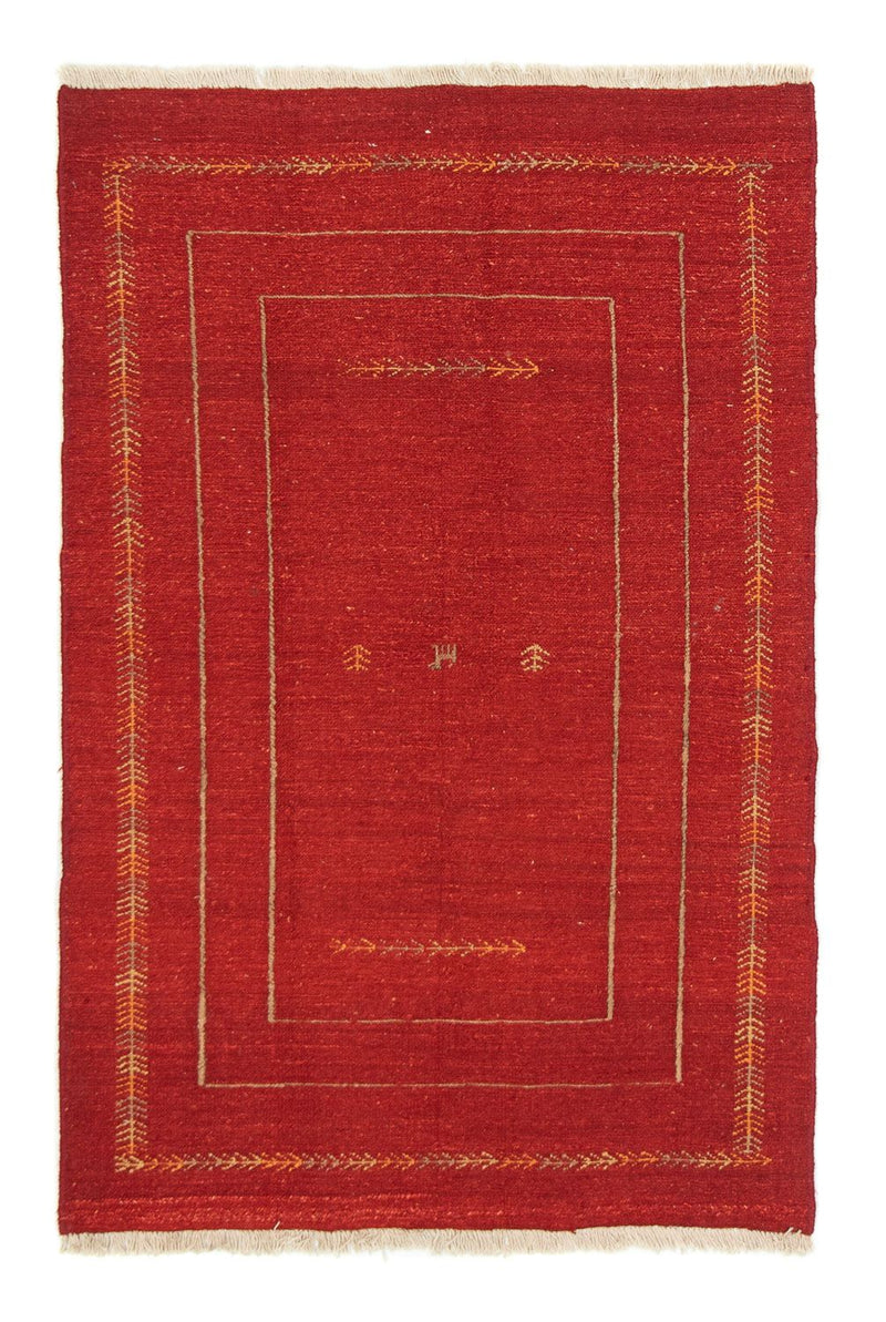 Tapis Gabbeh - Persan - 170 x 112 cm - rouge