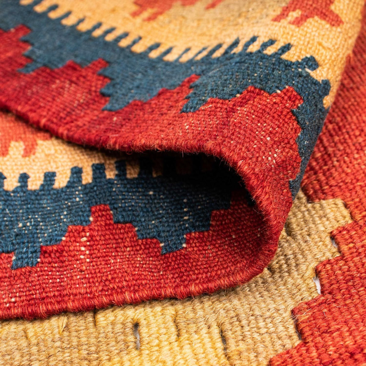 Tapis Kelim - Oriental - 190 x 120 cm - orange