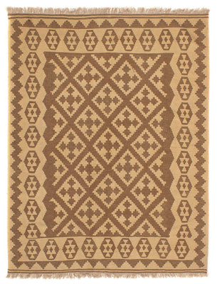 Tapis Kelim - Oriental - 212 x 163 cm - marron clair