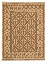 Tapis Kelim - Oriental - 212 x 163 cm - marron clair