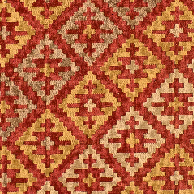 Tapis Kelim - Oriental - 205 x 150 cm - rouge foncé
