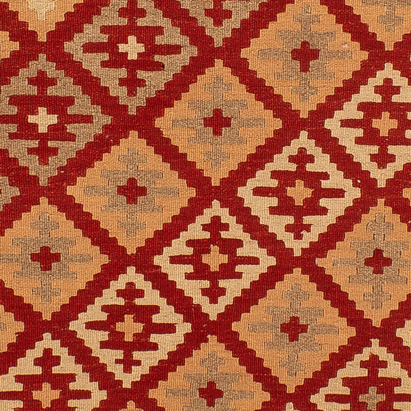 Tapis Kelim - Oriental - 212 x 145 cm - rouge foncé