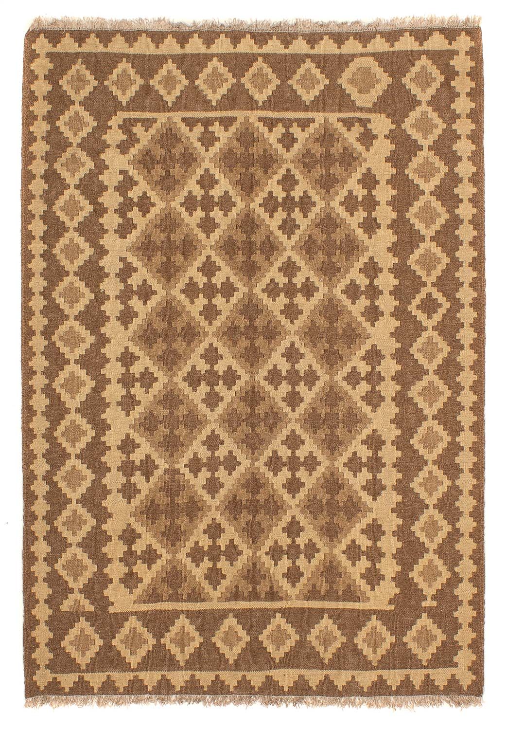Tapis Kelim - Oriental - 190 x 145 cm - marron clair