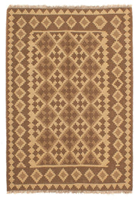 Tapis Kelim - Oriental - 190 x 145 cm - marron clair