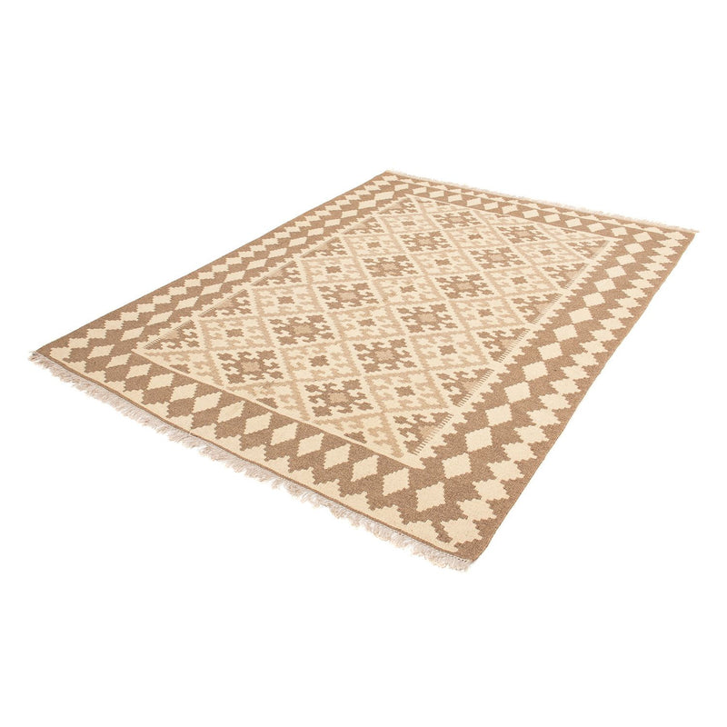 Tapis Kelim - Oriental - 210 x 155 cm - marron clair