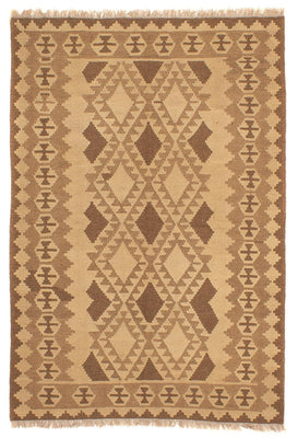 Tapis Kelim - Oriental - 217 x 150 cm - marron clair