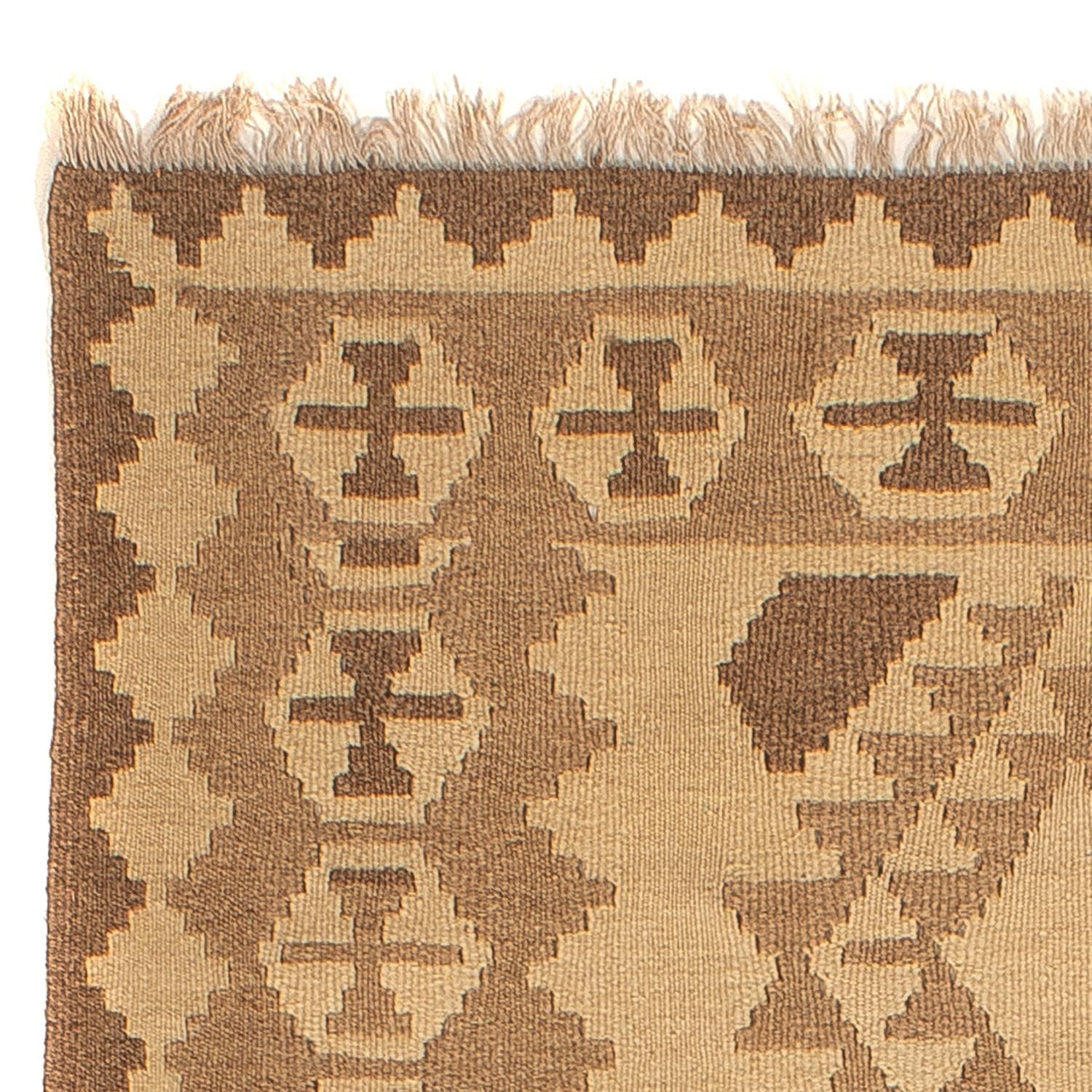 Tapis Kelim - Oriental - 217 x 150 cm - marron clair