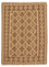 Tapis Kelim - Oriental - 188 x 148 cm - marron clair