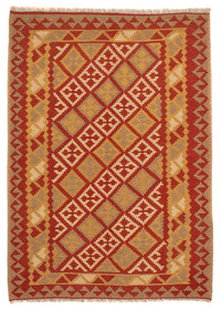 Tapis Kelim - Oriental - 215 x 152 cm - rouge