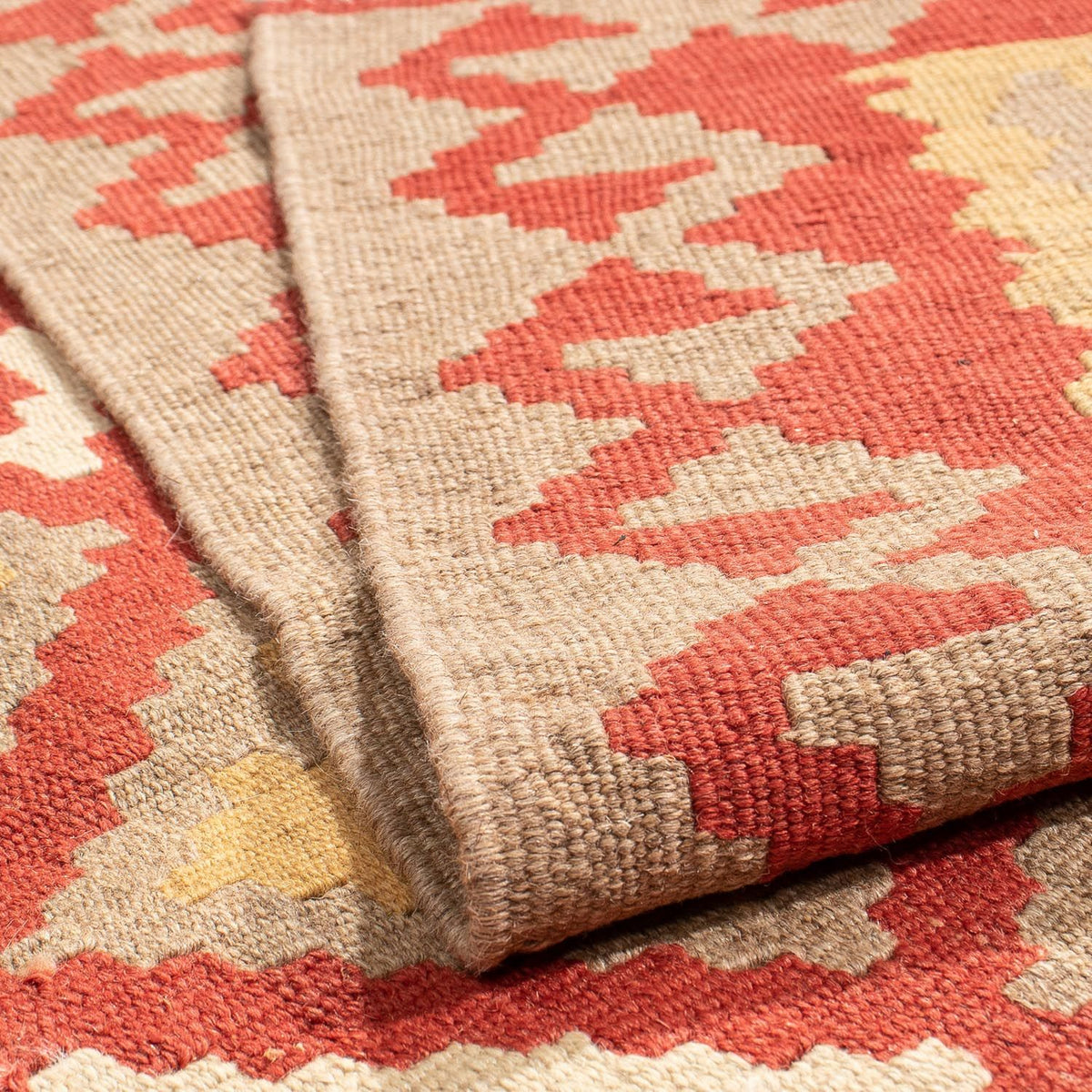 Tapis Kelim - Oriental - 215 x 152 cm - rouge