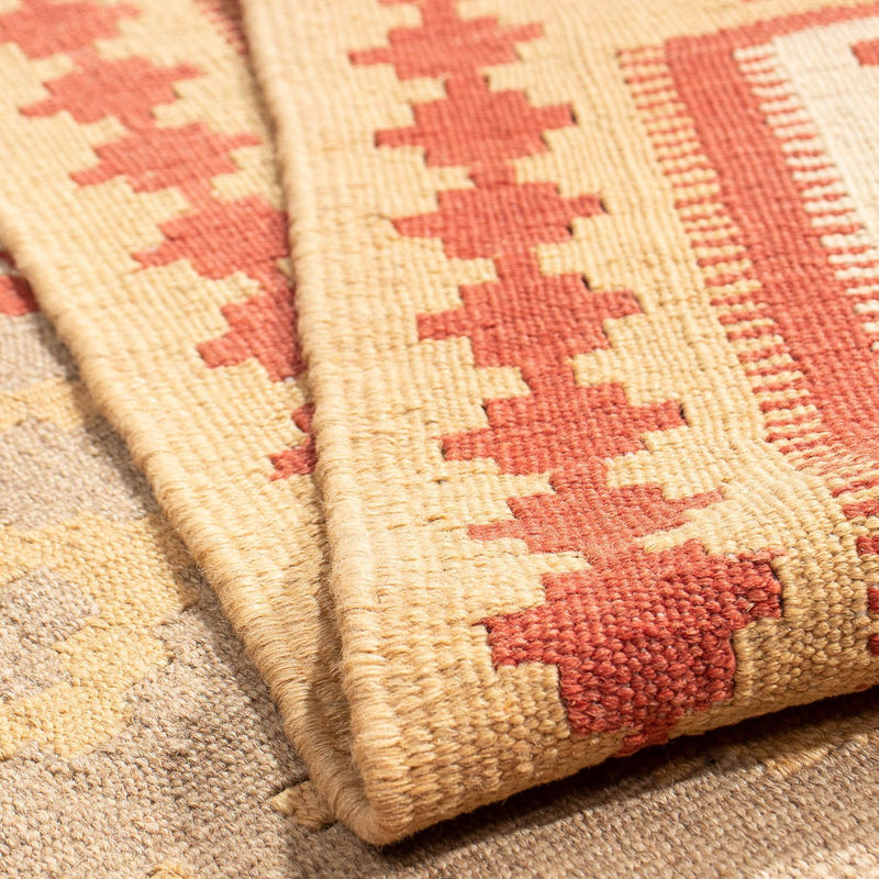 Tapis Kelim - Oriental - 198 x 146 cm - marron clair
