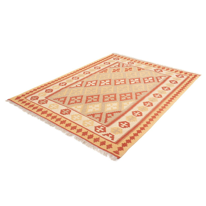 Tapis Kelim - Oriental - 198 x 146 cm - marron clair