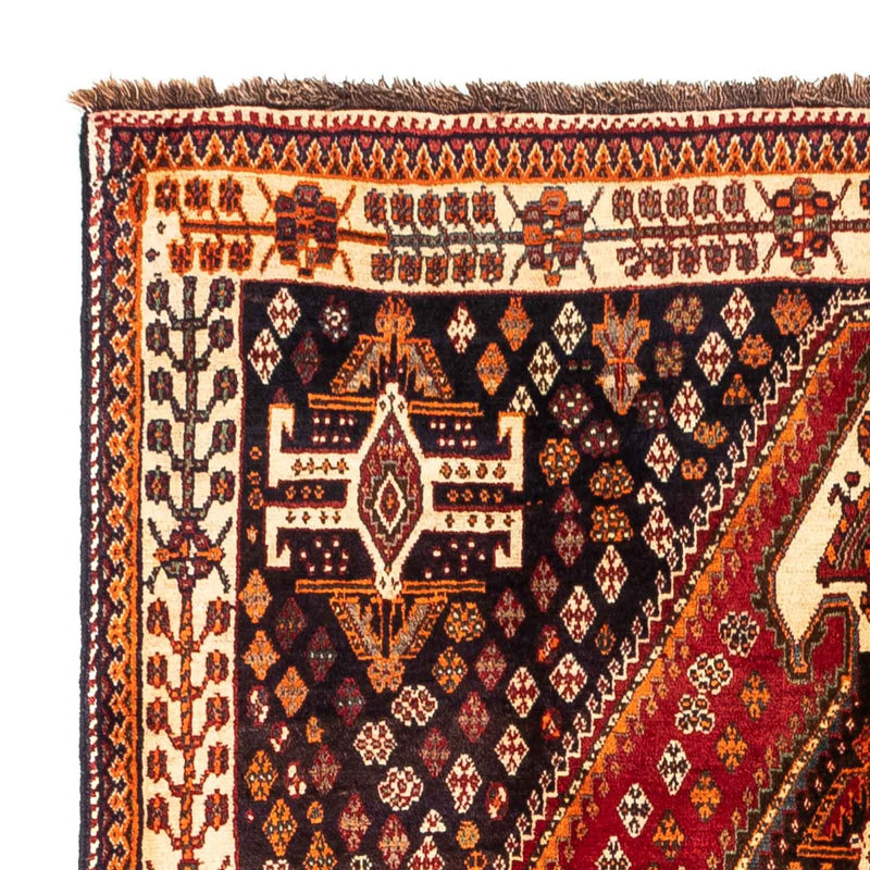 Tapis persan - Nomadic - 247 x 150 cm - rouge foncé