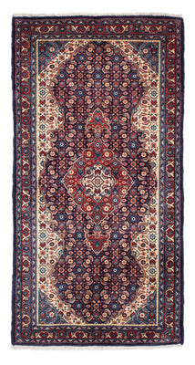 Tapis persan - Nomadic - 135 x 67 cm - bleu foncé