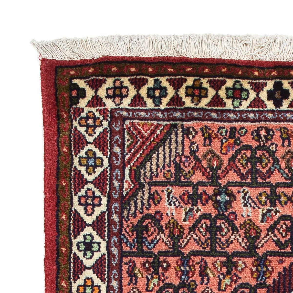 Tapis persan - Nomadic - 130 x 80 cm - rouge clair