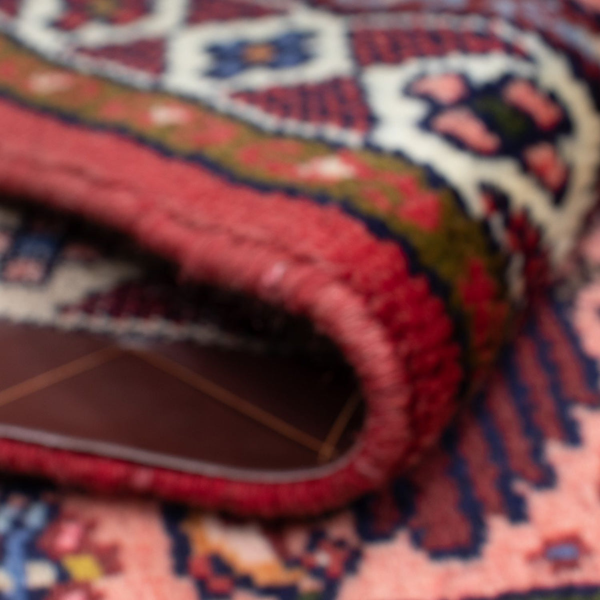 Tapis persan - Nomadic - 130 x 80 cm - rouge clair