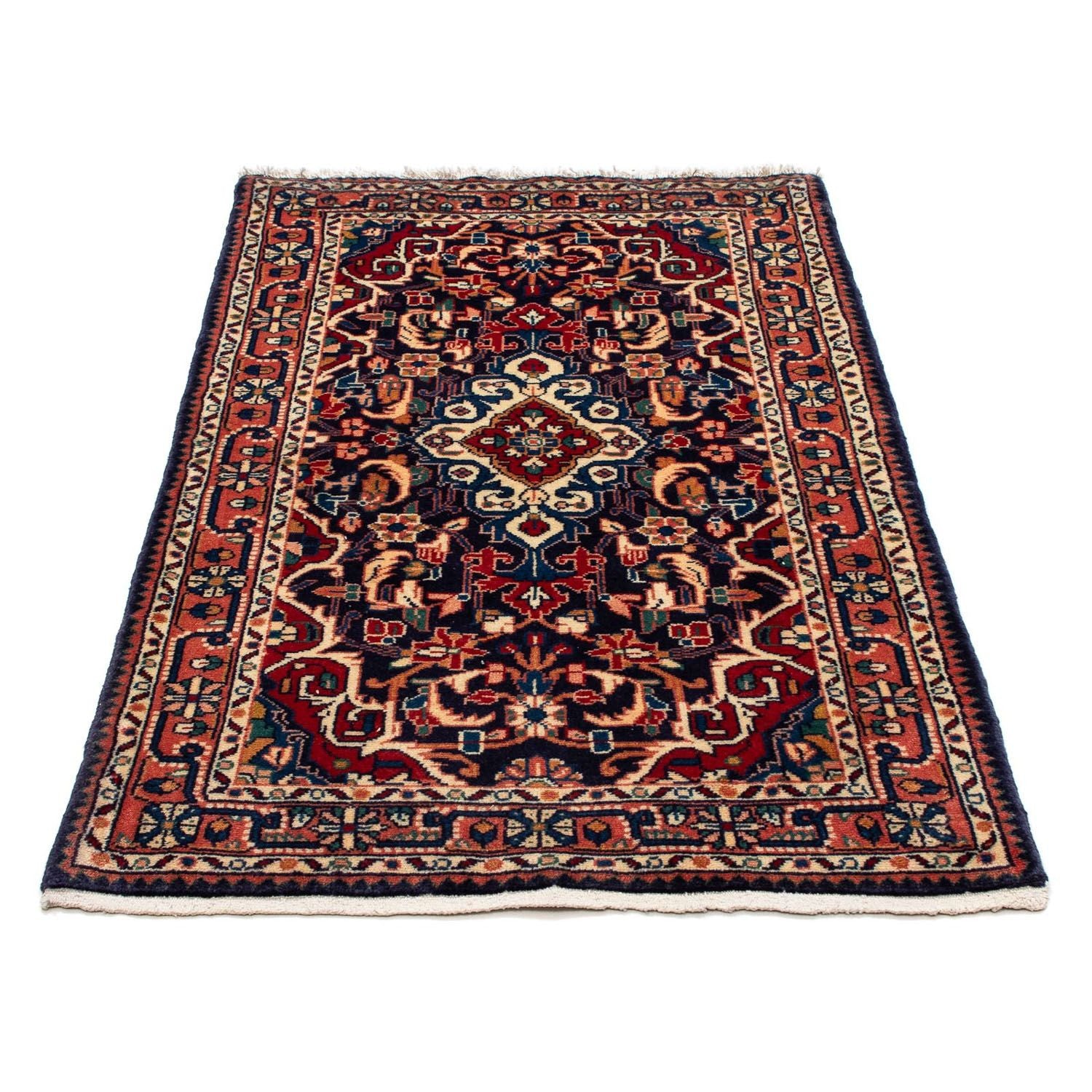 Tapis persan - Nomadic - 131 x 80 cm - bleu foncé