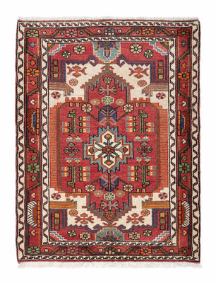 Tapis persan - Nomadic - 117 x 88 cm - rouge