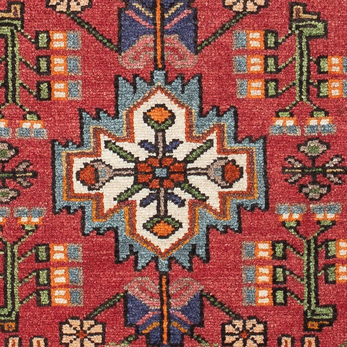 Tapis persan - Nomadic - 117 x 88 cm - rouge