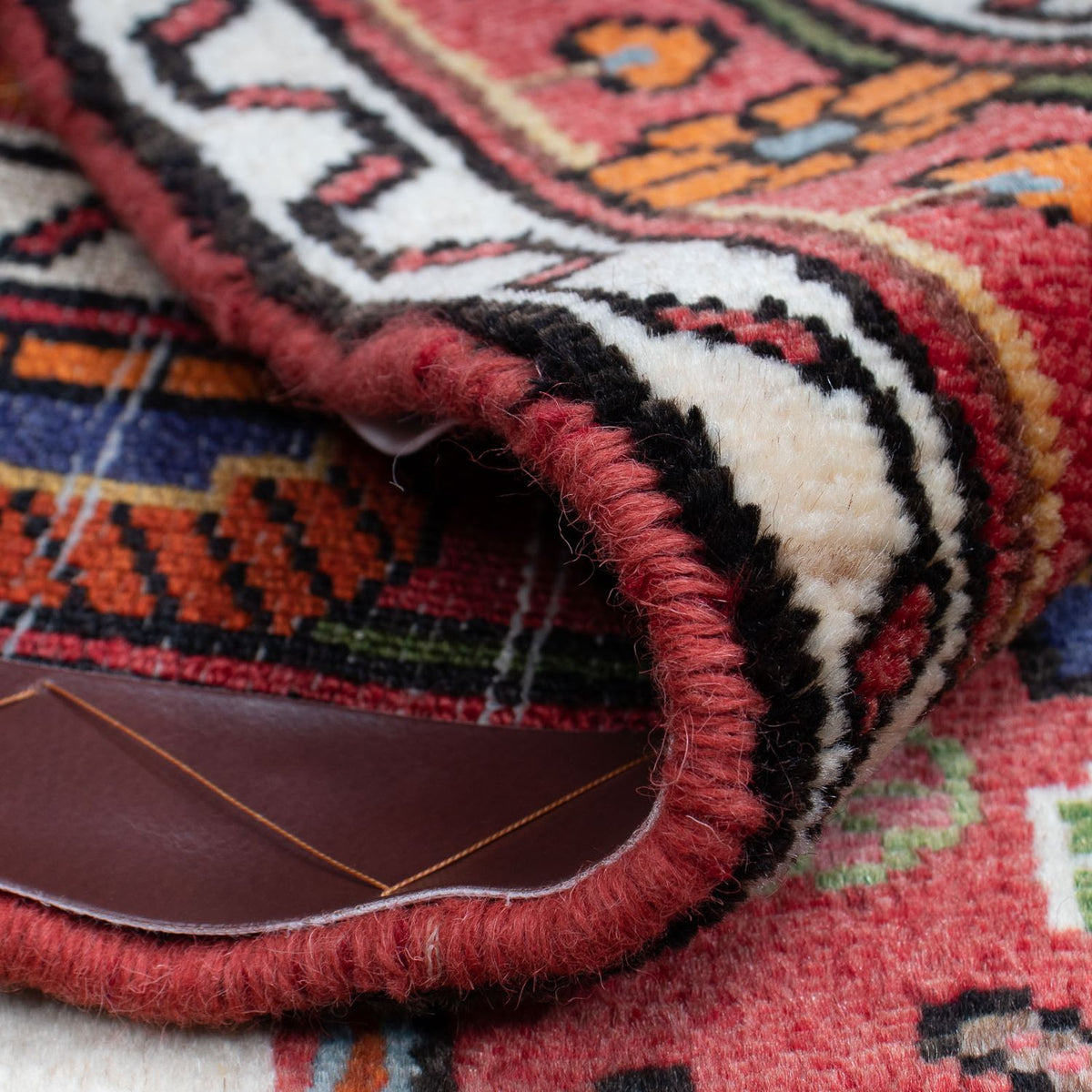 Tapis persan - Nomadic - 117 x 88 cm - rouge