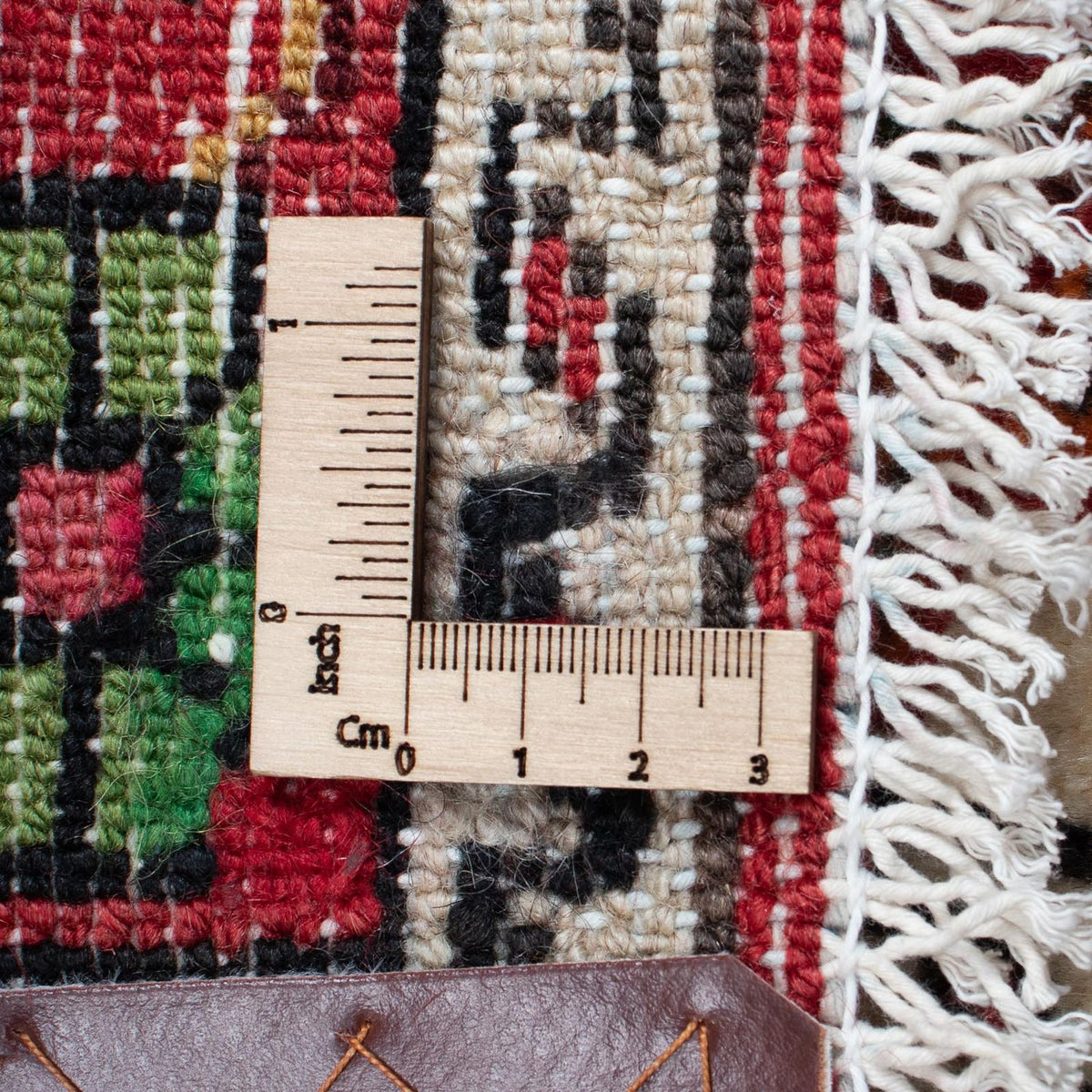 Tapis persan - Nomadic - 117 x 88 cm - rouge