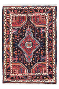 Tapis persan - Nomadic - 121 x 82 cm - bleu foncé