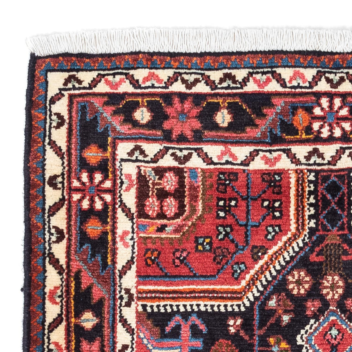 Tapis persan - Nomadic - 121 x 82 cm - bleu foncé