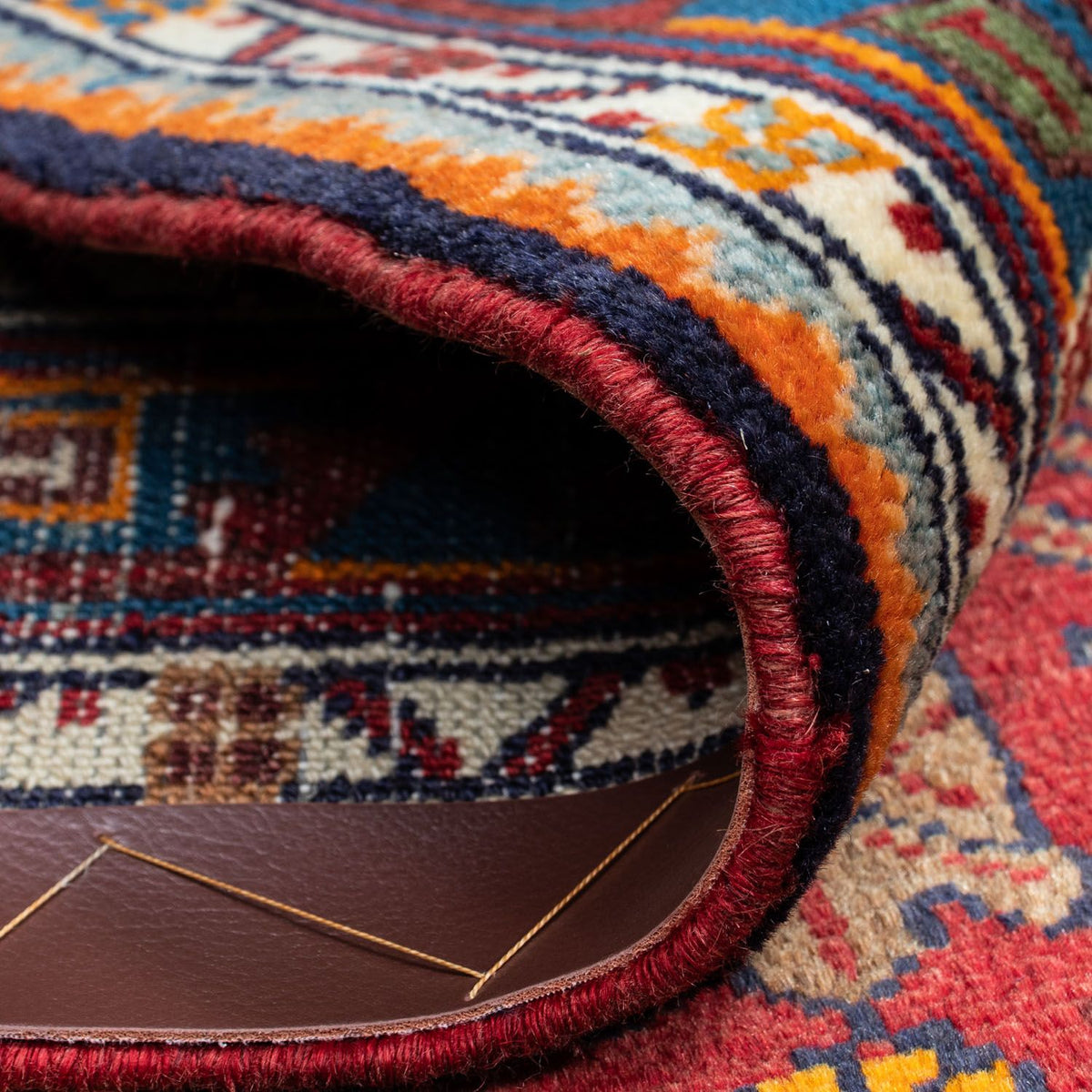 Tapis persan - Nomadic - 130 x 87 cm - rouge