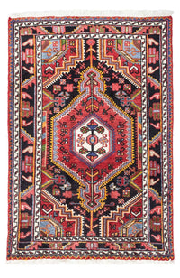Tapis persan - Nomadic - 117 x 77 cm - rouge clair