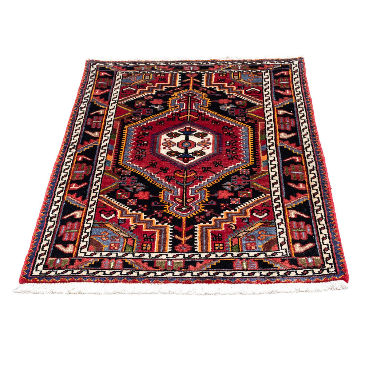 Tapis persan - Nomadic - 117 x 77 cm - rouge clair