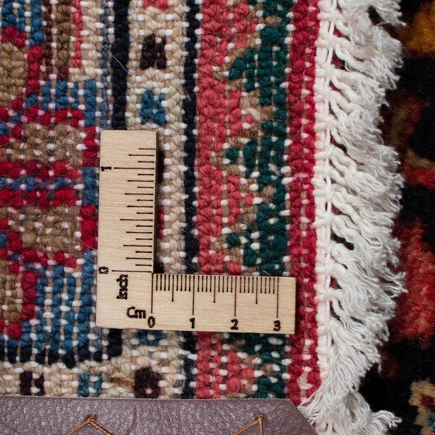Tapis persan - Nomadic - 136 x 89 cm - bleu foncé