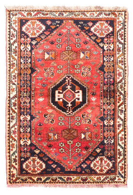 Tapis persan - Nomadic - 160 x 110 cm - rouge