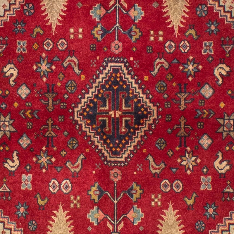 Tapis persan - Nomadic - 158 x 105 cm - rouge foncé
