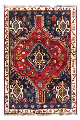Tapis persan - Nomadic - 190 x 120 cm - rouge foncé