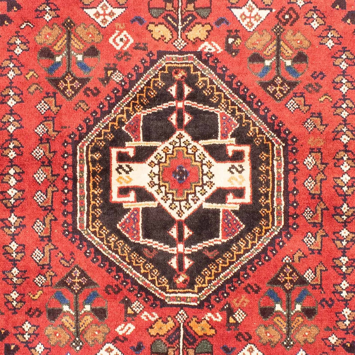 Tapis persan - Nomadic - 166 x 110 cm - rouge foncé