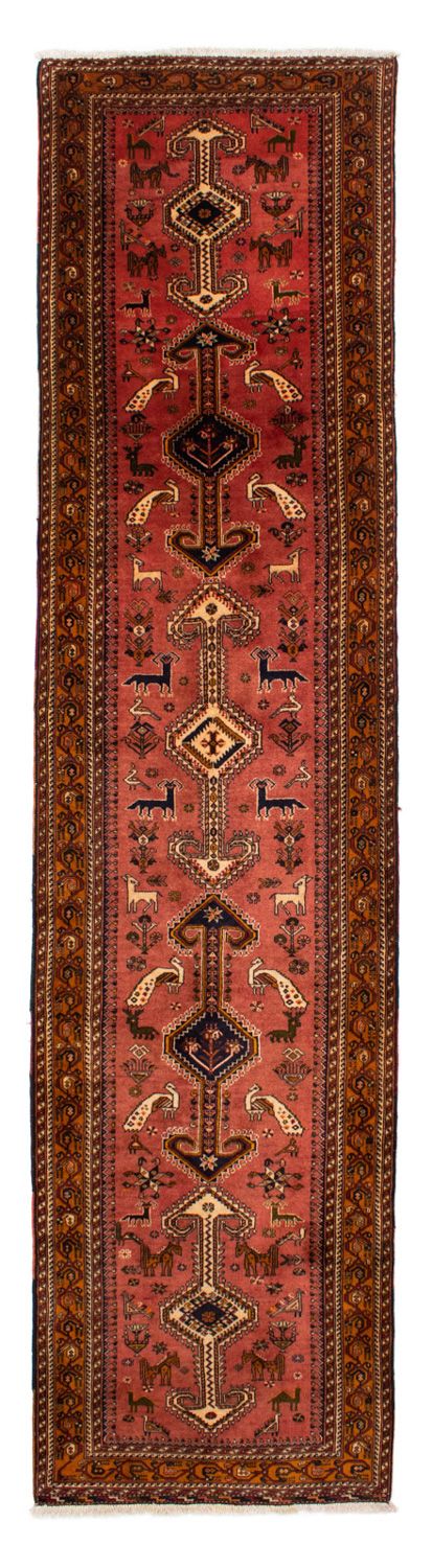 Tapis de couloir Tapis persan - Nomadic - 403 x 100 cm - rouge clair