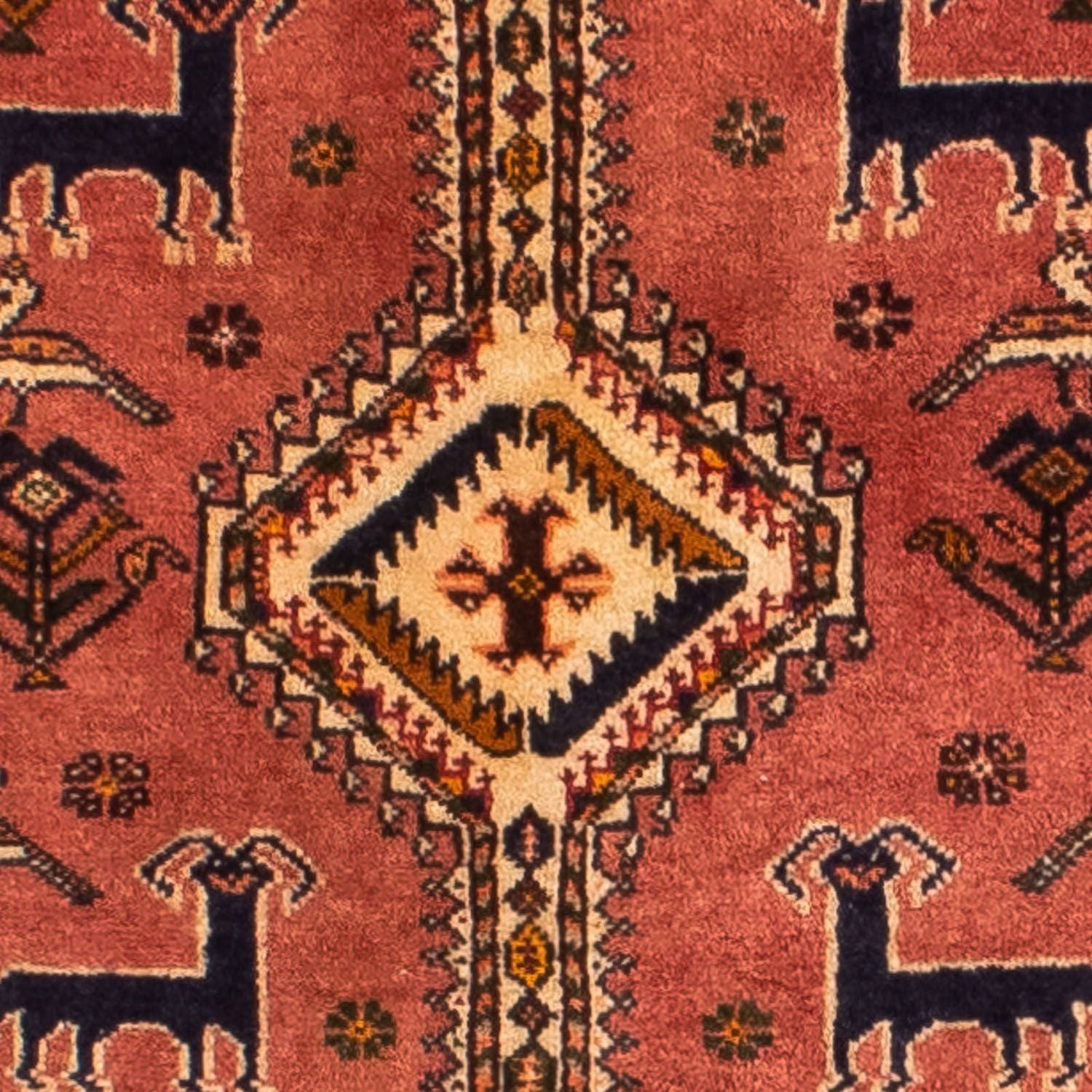 Tapis de couloir Tapis persan - Nomadic - 403 x 100 cm - rouge clair