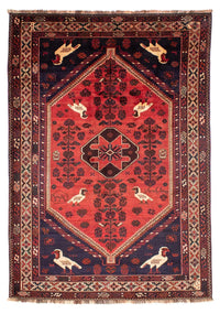 Tapis persan - Nomadic - 312 x 215 cm - rouge clair