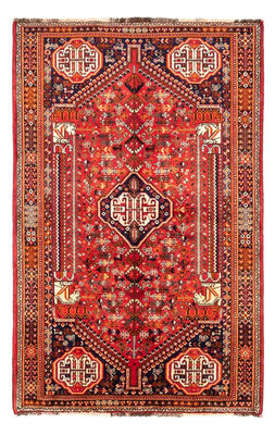 Tapis persan - Nomadic - 250 x 155 cm - rouge foncé