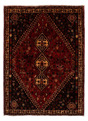 Tapis persan - Nomadic - 250 x 185 cm - rouge foncé