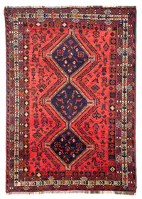 Tapis persan - Nomadic - 296 x 210 cm - rouge clair