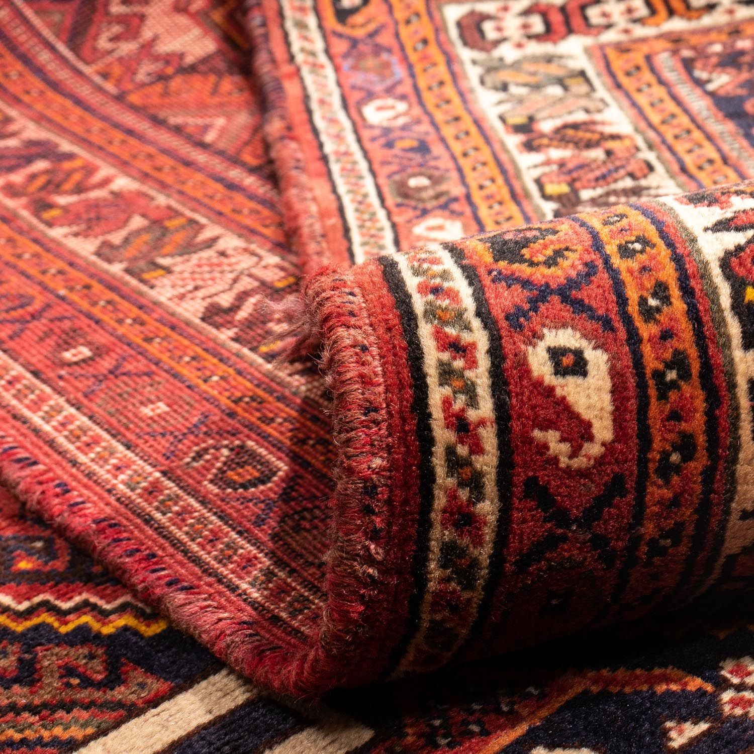 Tapis persan - Nomadic - 322 x 225 cm - rouge foncé