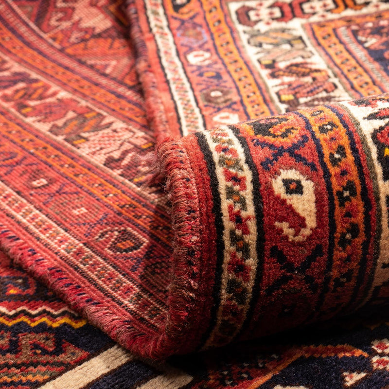 Tapis persan - Nomadic - 322 x 225 cm - rouge foncé