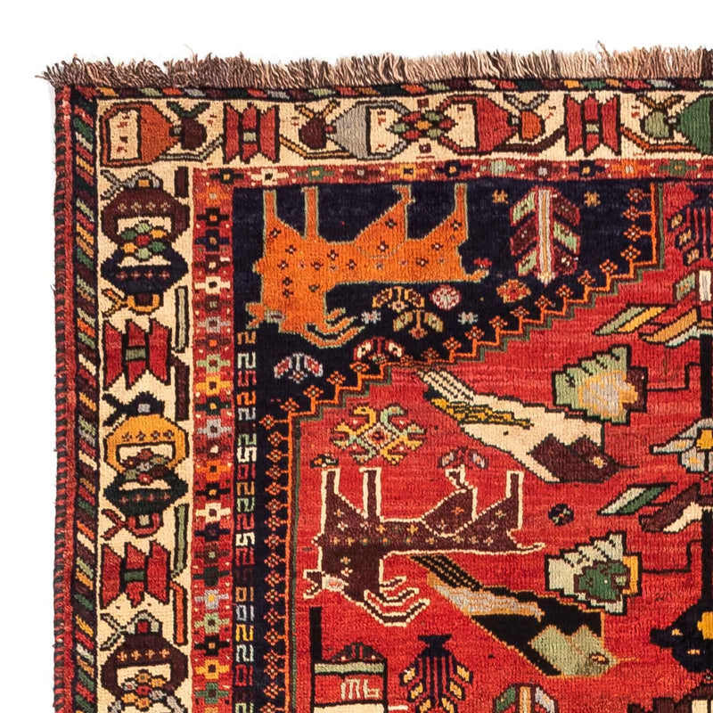 Tapis persan - Nomadic - 265 x 182 cm - rouge foncé