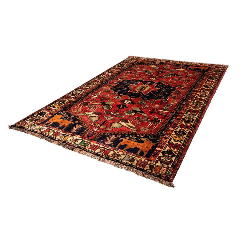 Tapis persan - Nomadic - 265 x 182 cm - rouge foncé