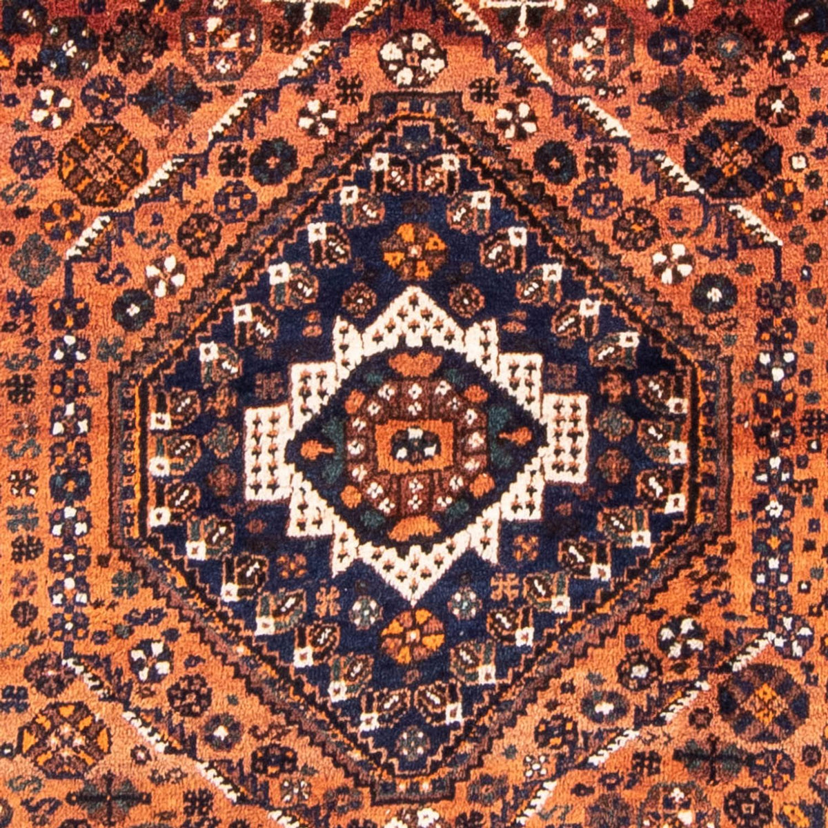 Tapis persan - Nomadic - 357 x 235 cm - bleu foncé