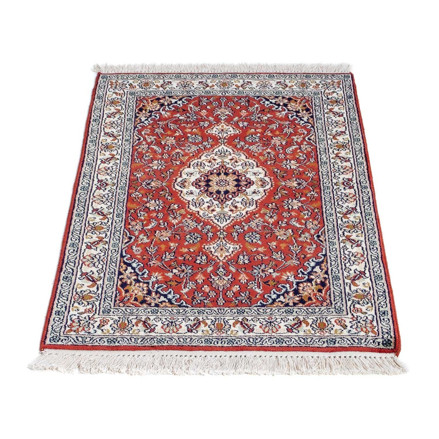 Tapis persan - Classique - 94 x 63 cm - rouge foncé