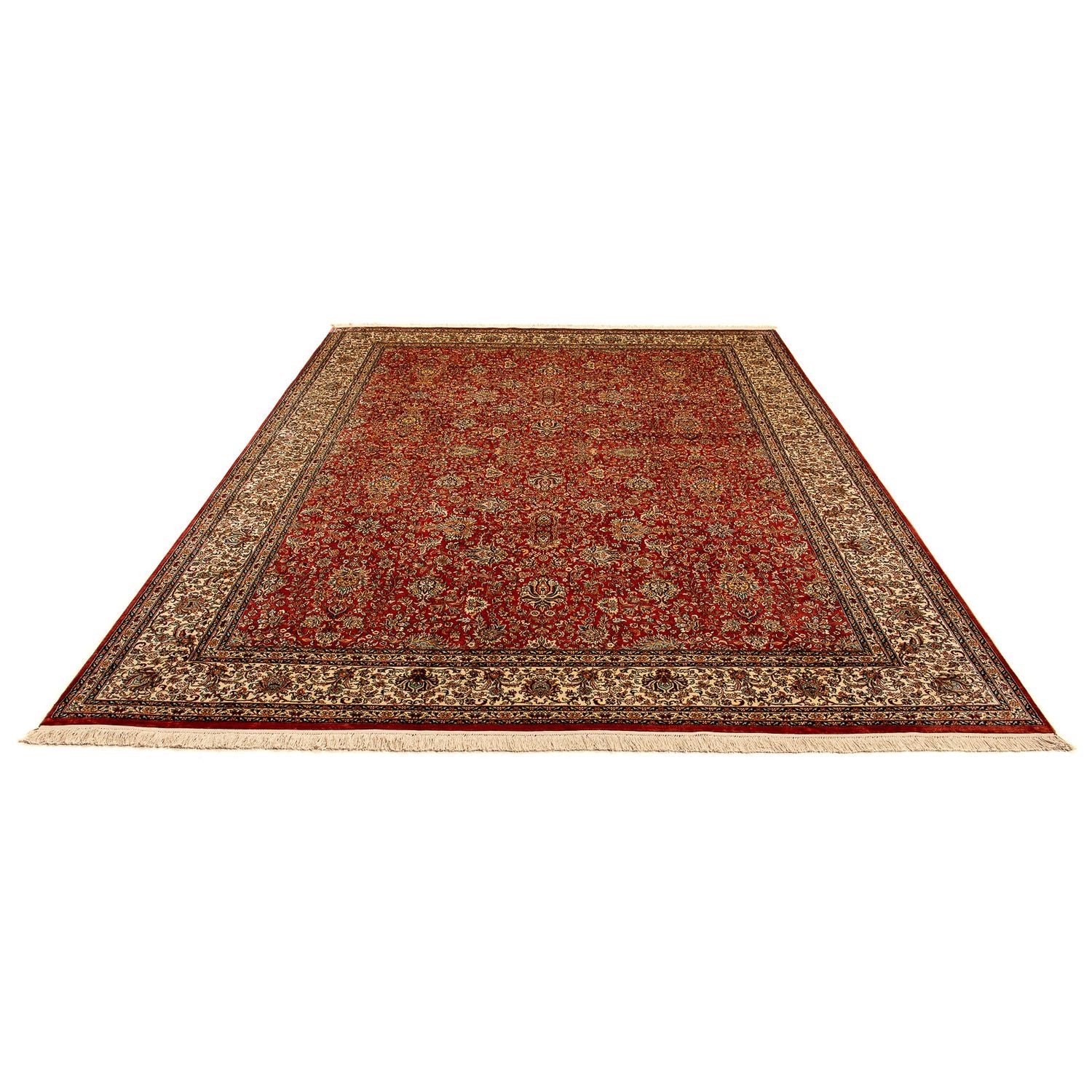 Tapis persan - Classique - 336 x 248 cm - rouge foncé