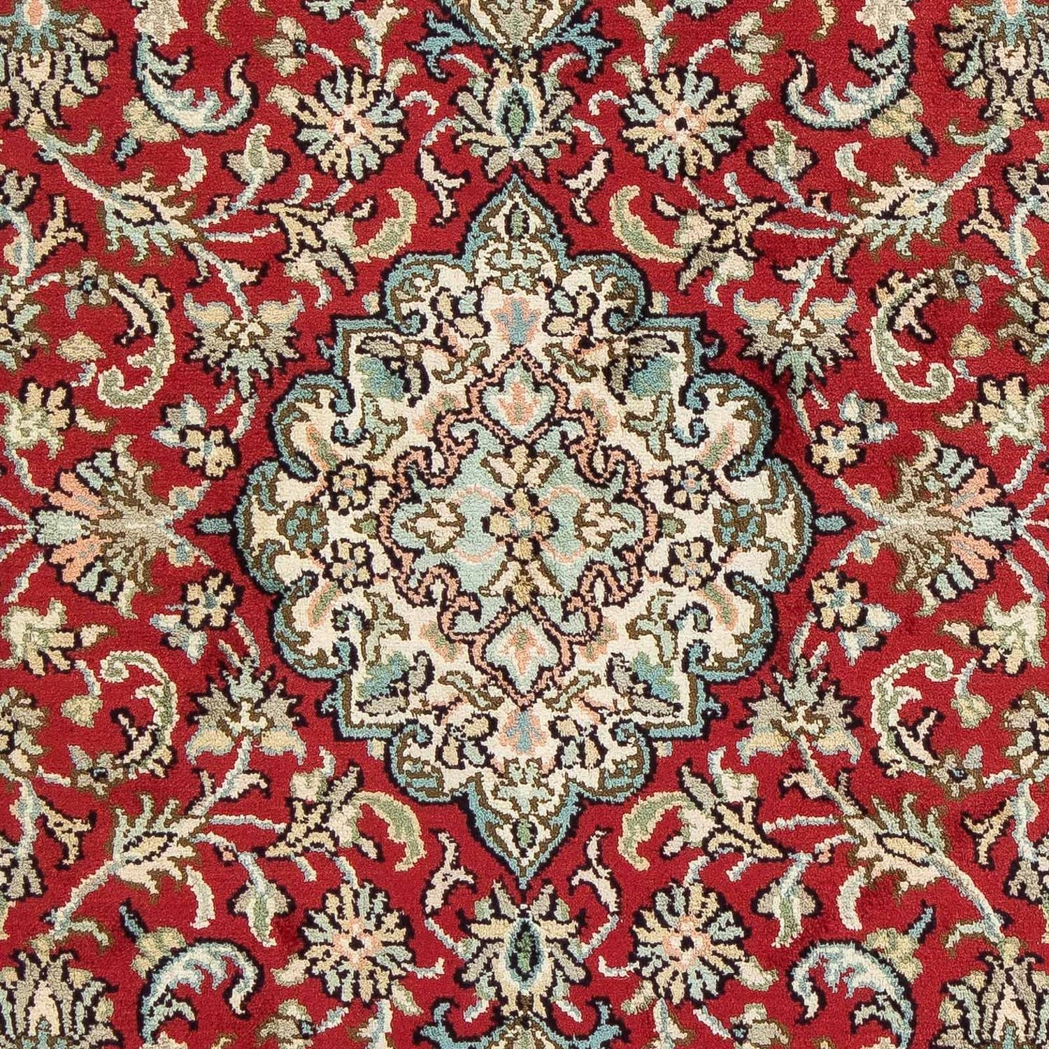Tapis persan - Classique - 96 x 64 cm - rouge foncé
