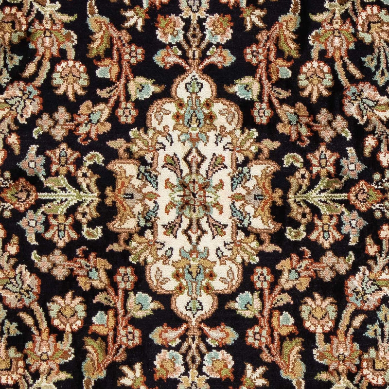 Tapis persan - Classique - 94 x 66 cm - bleu foncé